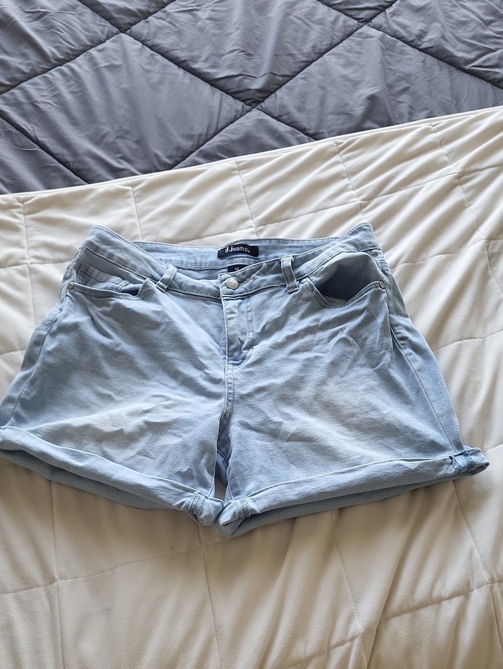 d. jeans Light Blue Jean Shorts